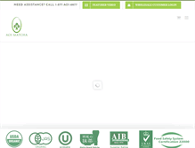 Tablet Screenshot of aoimatcha.com